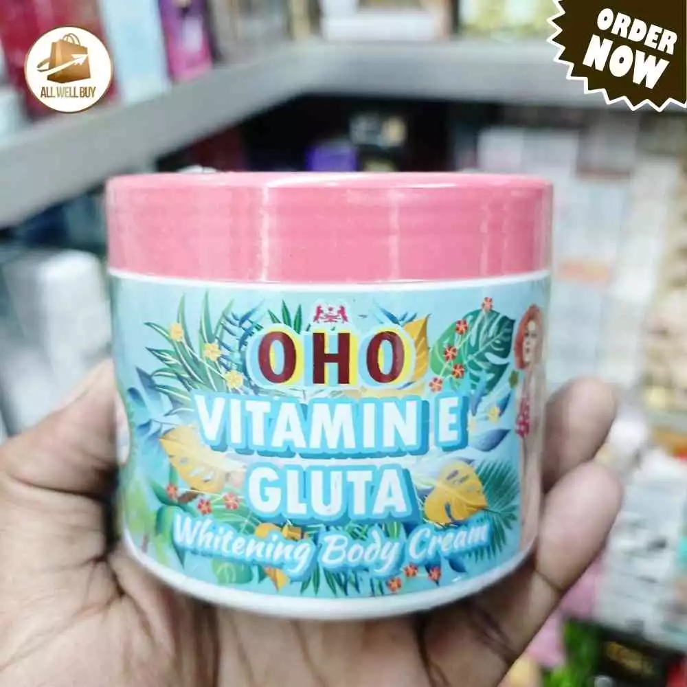 OHO vitamin E Gluta Whitening Body Cream