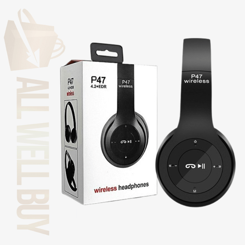 P47 Wireless Headphone with FM Radio