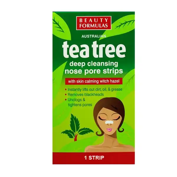 Beauty Formulas Tea Tree Deep Cleansing Nose Pore Strip