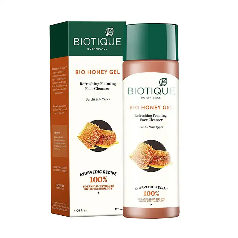 Biotique Bio Honey Gel Refreshing Foaming Face Cleanser for All Skin Types