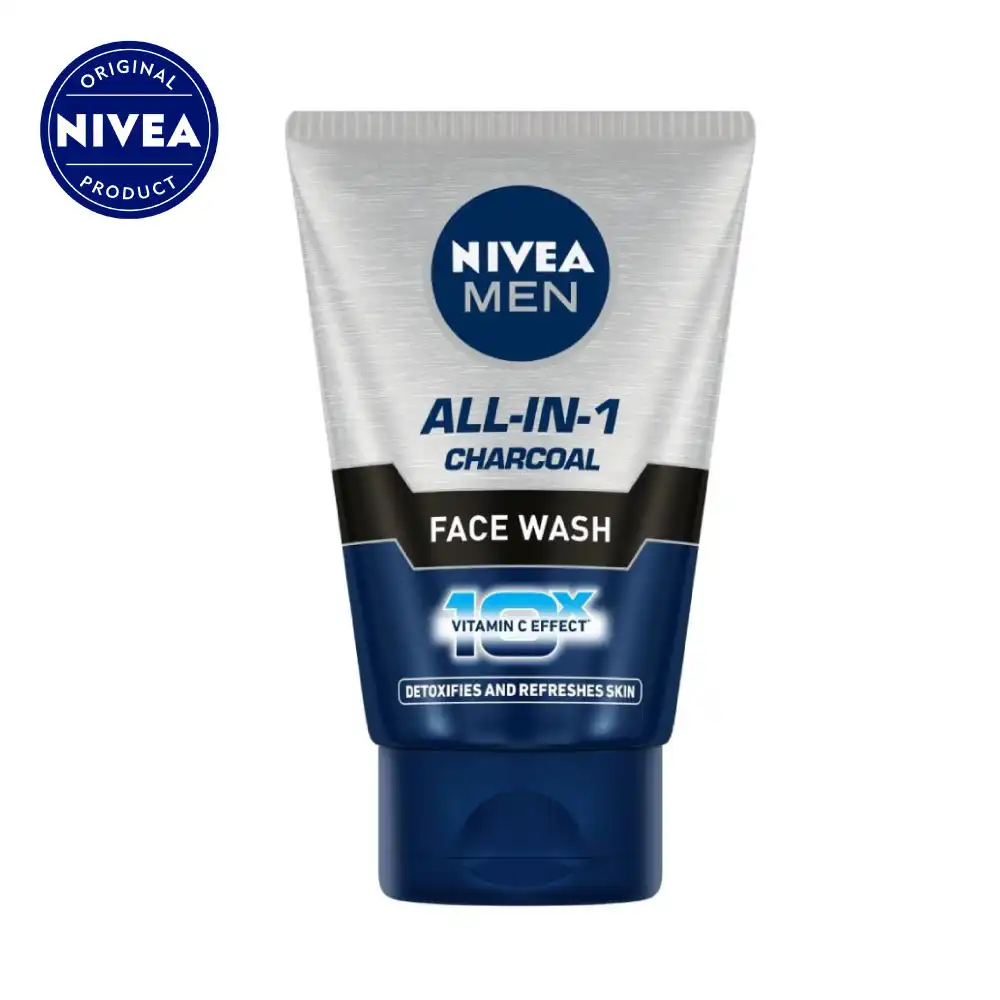 NIVEA MEN All-in-1 Charcoal Face Wash